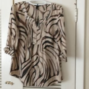 Zebra style tunic